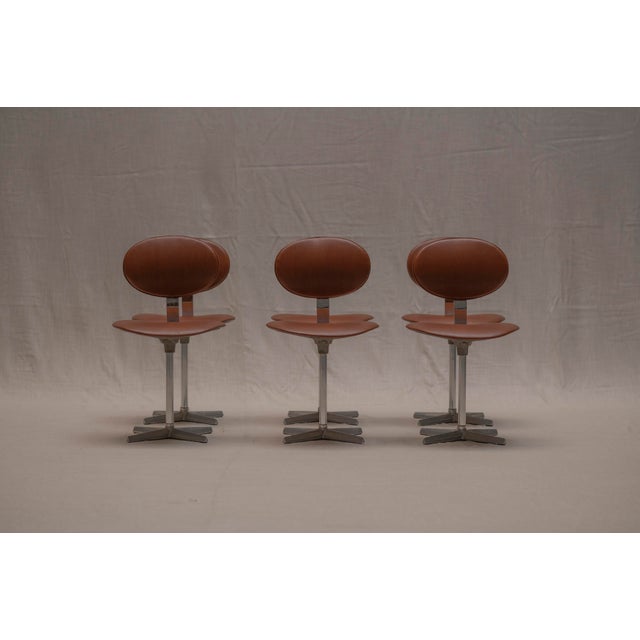 Dining Chair Set attributed to Beaufort, Belgium 1969, Set of 6 For Sale - Image 10 of 18