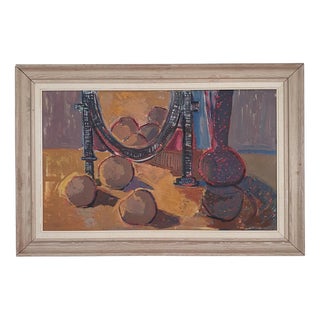 Herbert, Still Life, 1953, Oil on Panel For Sale