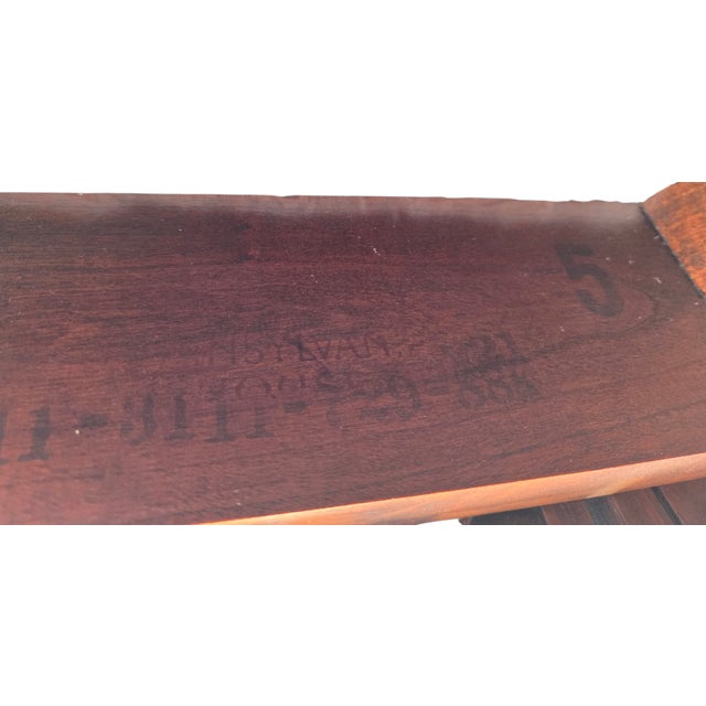 2 Pennsylvania House Cherry Dining Room Armchairs Chippendale Sheild Back For Sale - Image 12 of 14