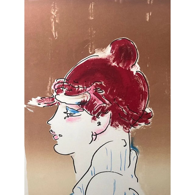 Peter Max Peter Max Color Silkscreen Girl From Ibiza Hand Signed , Numbered & Framed 1981 For Sale - Image 4 of 12