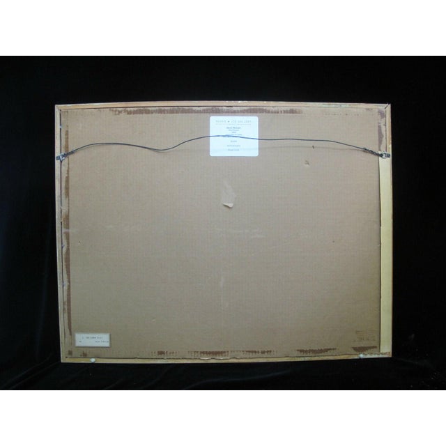 David McCosh Abstract Watercolor Painting on Paper Red Canyon Pacific Nw 1965 For Sale - Image 9 of 9