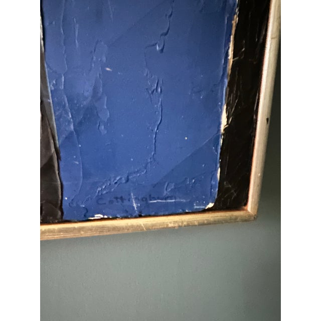 Extraordinary Gail Cottingham Abstarct Painting 1970’s American Aspen Colorado For Sale - Image 4 of 9