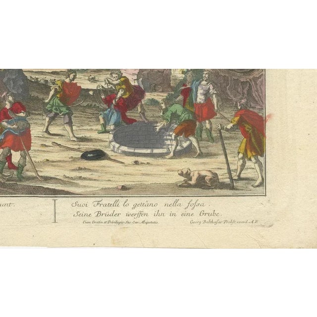 Joseph Thrown into a Pit by His Brothers, 1770, Optical Print For Sale - Image 5 of 10