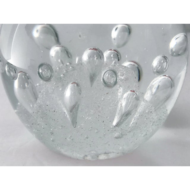 Glass Italian Murano Glass Paperweight For Sale - Image 7 of 9