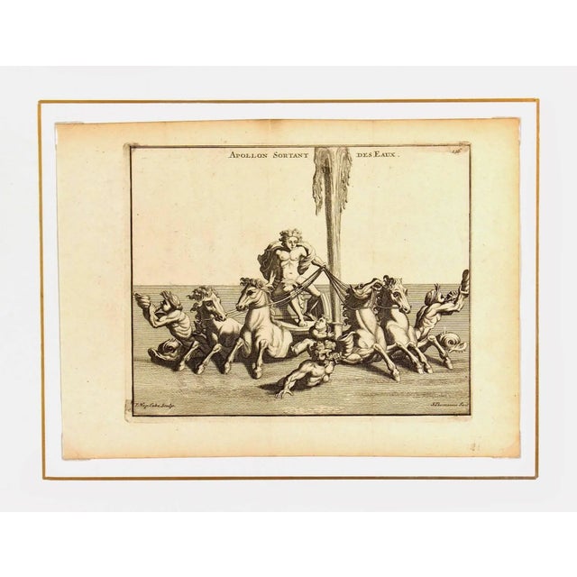 Neoclassical Simon Henri Thomassin "Apollo Emerging From the Waters" Print For Sale - Image 3 of 4