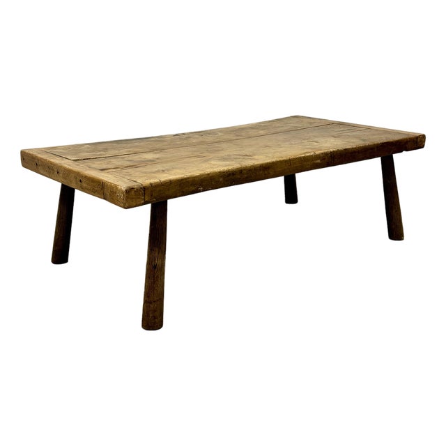 19th Century English Fruitwood Coffee Table For Sale