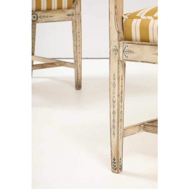 Pair of 18th Century Swedish Polychrome Chairs For Sale - Image 14 of 14