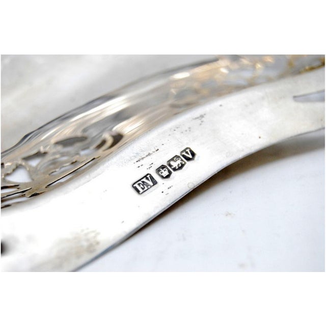 Fruit Bowl in Cut Silver For Sale - Image 3 of 7