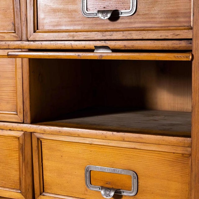 Vintage Tambour Front Drawer Cabinet from Stolzenberg, 1940s For Sale - Image 14 of 16