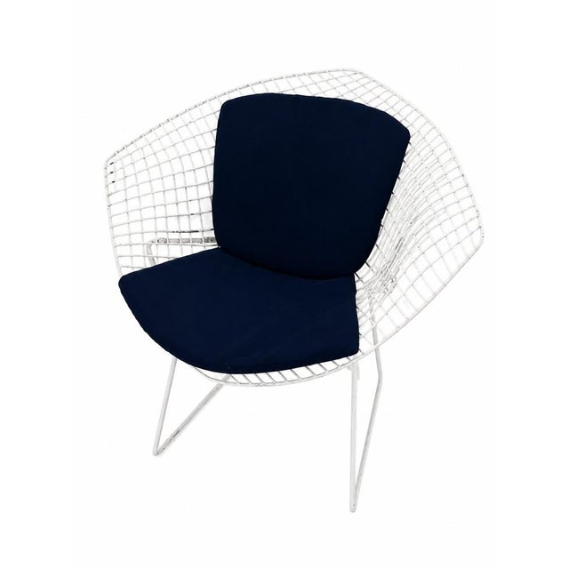 Metal Diamond Armchairs by Harry Bertoia for Knoll, 1970s, Set of 4 For Sale - Image 7 of 7
