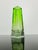 20th Century Green Uranium Art Glass Vase with Hand-Engraved Floral Décor from Moser Karlsbad, Czechoslovakia For Sale - Image 6 of 11