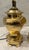 Chinoiserie Mid 20th Century Pair of Petite Brass Urn Lamps For Sale - Image 3 of 9