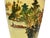 Mid 20th Century Tall Mustard Yellow Crackle Glazed Hand Painted Shan Shui Landscape With Calligraphy Poem Porcelain Vase For Sale - Image 10 of 11