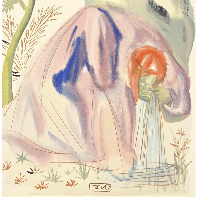 The Heyday - "The Divine Comedy" - Song 22 - Purgatory is a woodcut print realized in 1963 for a series illustrating the...