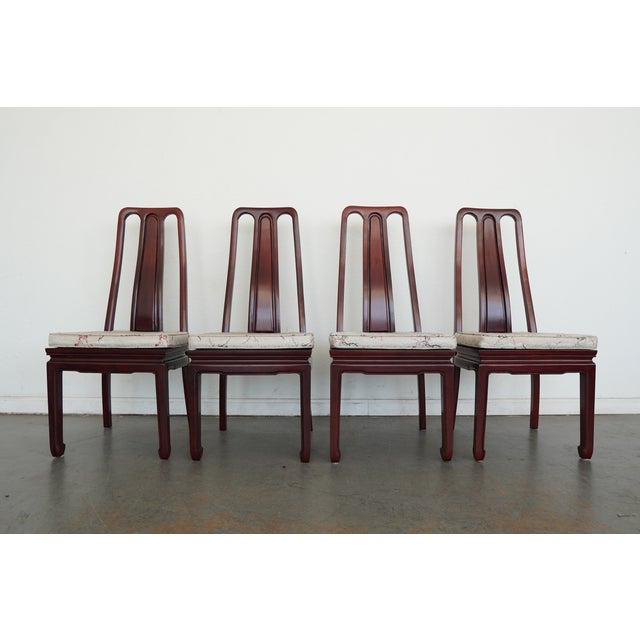 Vintage Chinoiserie Dining Chairs (Set of 8) For Sale - Image 4 of 17