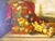 Extra Large Gilt Wood Frame Oil / Canvas Flowers / Fruits Still Life Painting For Sale - Image 10 of 12