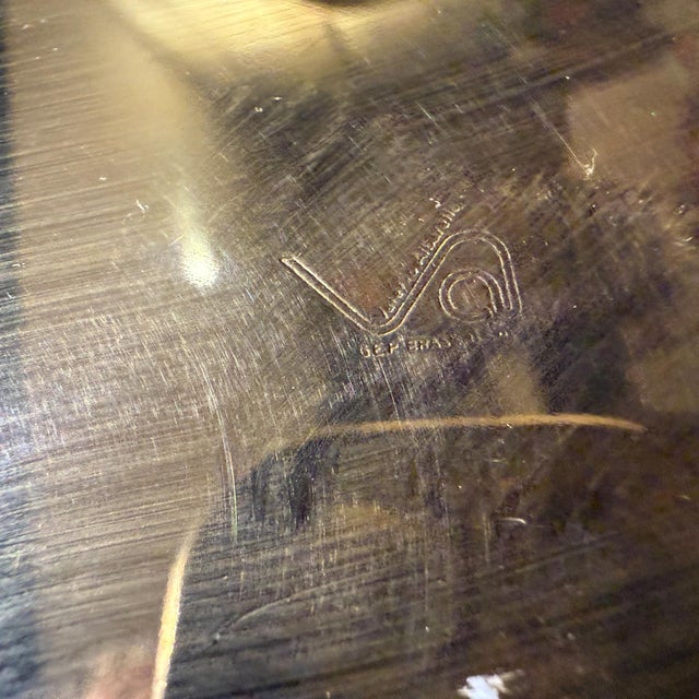 1970s Valerio Albarello Gold Plated Pitcher Hollywood Regency For Sale - Image 5 of 11