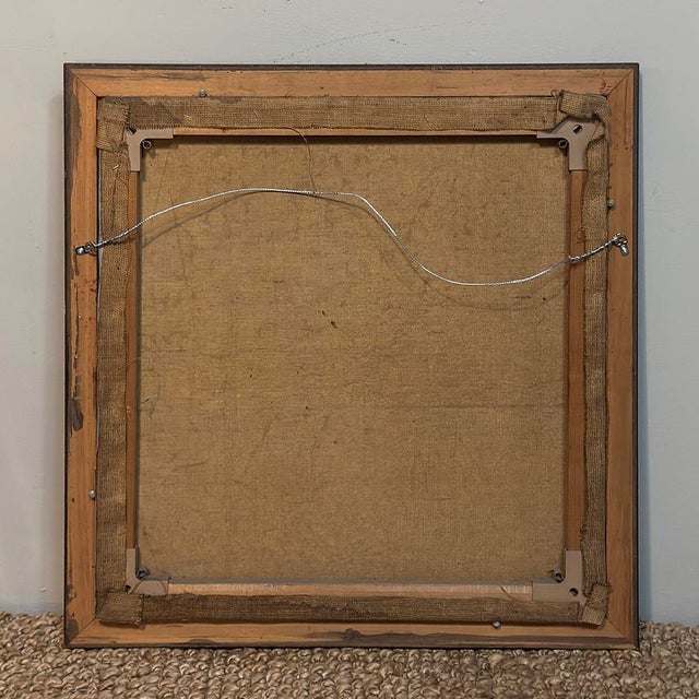 Framed Still Life Oil Painting on Canvas by G. Davoise For Sale - Image 13 of 13