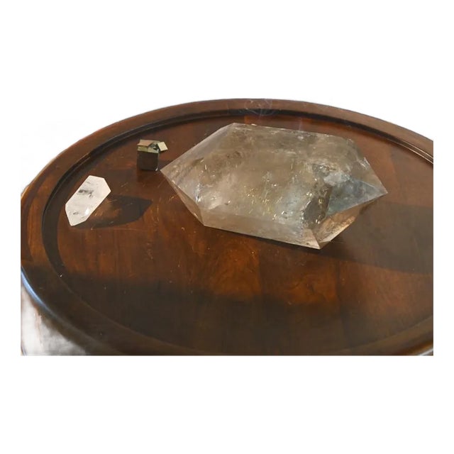 XXL Rare Golden Rutile Smoky Quartz Double Terminated Point 29lbs For Sale