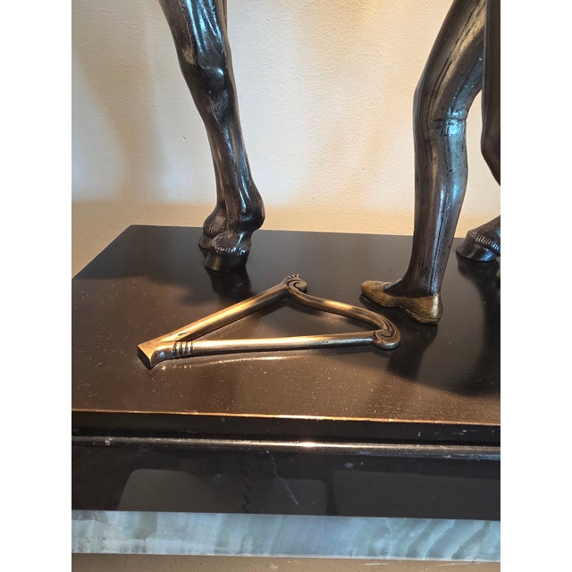 Otto Prutscher 1900s Art Deco Medieval Group/ 'Thomas the Rymer' or 'Minstrel and the Maiden' by Otto Poertzel For Sale - Image 4 of 4