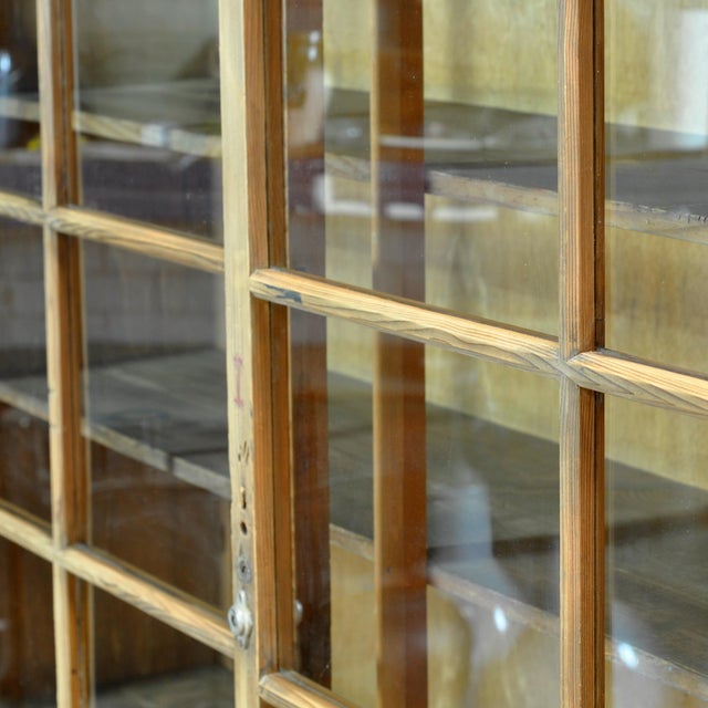 Wood Japanese Display Cabinet, 1950 For Sale - Image 7 of 17