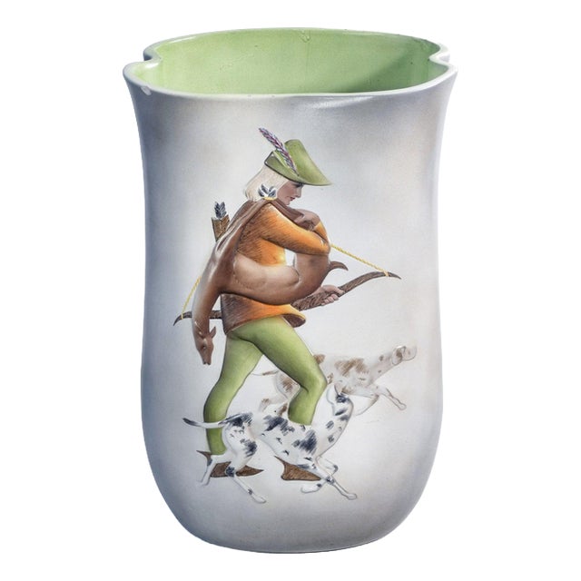 Ceramic Robin Hood Umbrella Stand from C.I.A. Manna, 1950s For Sale