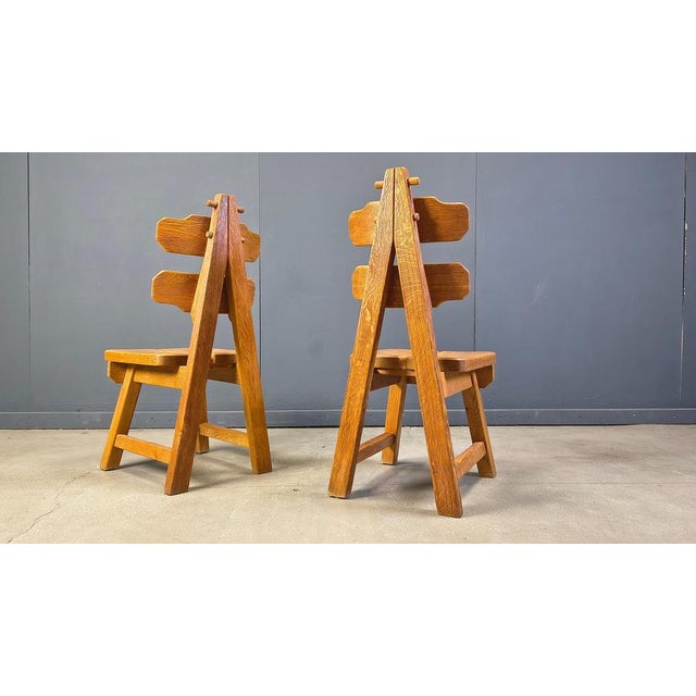 Brutalist Vintage Brutalist Dining Chairs, 1960s, Set of 6 For Sale - Image 3 of 17