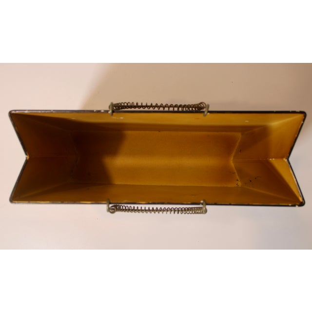 1970s Vintage Mid Century Modern Purse Magazine Holder For Sale - Image 5 of 10