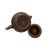 Chinoiserie Chinese Handmade Yixing Zisha Clay Teapot With Artistic Accent For Sale - Image 3 of 7
