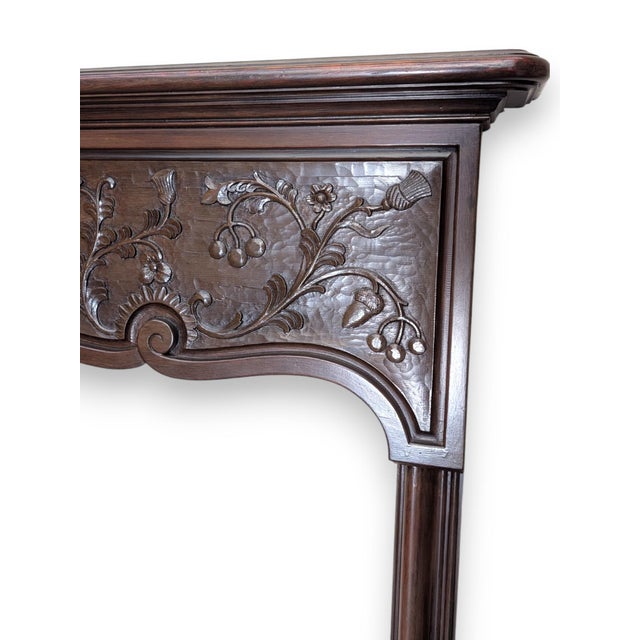 Vintage Douglas Fir Fireplace Surround For Sale - Image 4 of 8