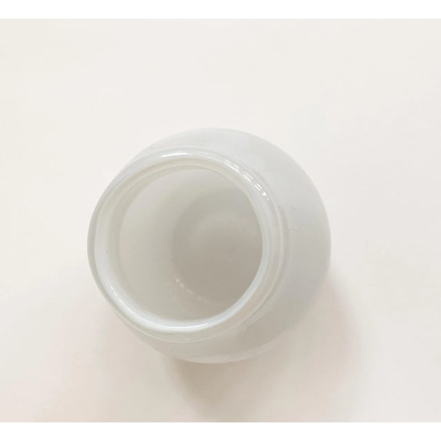 West Elm Milky White Glass Vases - Set of 5 For Sale - Image 4 of 6