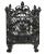 Black Antique Wrought Iron Plant Holder For Sale - Image 8 of 9