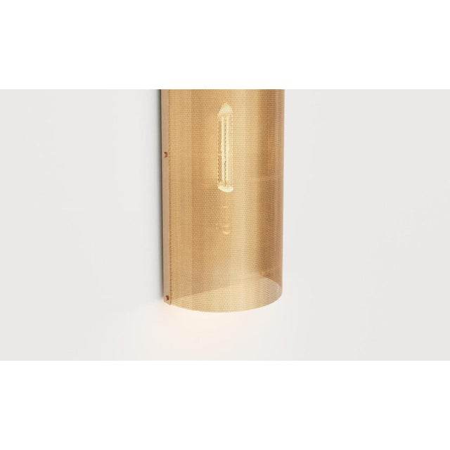 79 Wall Lamp in Brass with Aluminum and Steel with 18k Gold by Marine Breynaert For Sale - Image 4 of 12