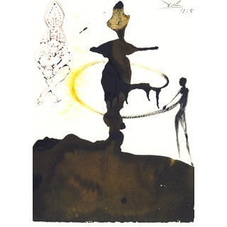 1969 Salvador Dalí Biblia Sacra Lithograph "Filiae Herodiadis Saltatio" (Dance of Herodias' Daughter) For Sale