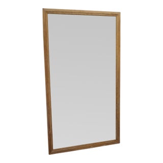 Vintage Weathered Beechwood Mirror For Sale