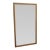 Vintage Weathered Beechwood Mirror For Sale