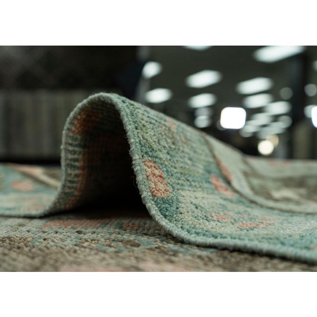 Textile Turkish Oushak Rug 2'10" x 20' #20092 For Sale - Image 7 of 8