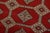 Red Bokhara Jaldar Rug 8’2” X 10’6” Red Wool Tribal Hand-Knotted Oriental Carpet For Sale - Image 8 of 14