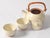 1980s Vintage Japanese Tea Handmade Stoneware Ceramic Kotobuki - Set of 3 For Sale - Image 5 of 15