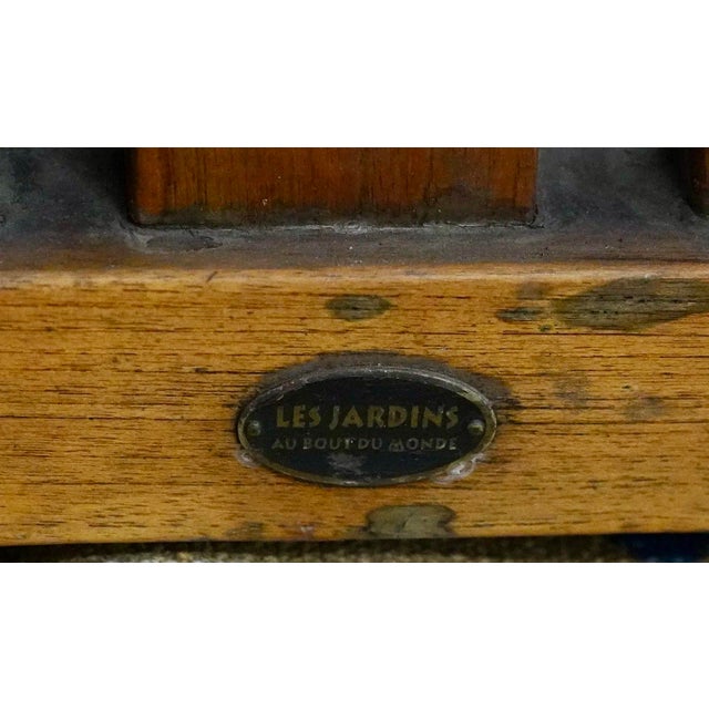 with manufacturer's label Table: 29 x 66 x 41 1/2 in Chairs: 37 x 17 1/2 x 19 in. Seat height: 18 in. Since 1991, Les...