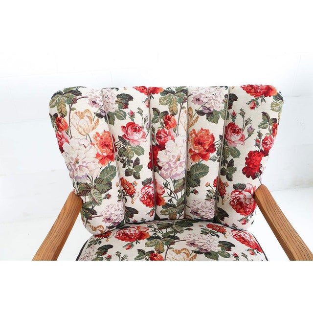 Wood Pair of Halabala Style Lounge Chairs, 1950s For Sale - Image 7 of 13