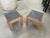 Brown Slate Top Oak Tables For Sale - Image 8 of 12