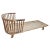 Salvaged Teak & Bamboo Spindle Chaise For Sale In Los Angeles - Image 6 of 11