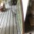 Glass 1950s Arched Window Frame With Mirror For Sale - Image 7 of 13