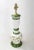 Chinoiserie Vintage White and Green Hand-Painted Trophy Table Lamp For Sale - Image 3 of 10