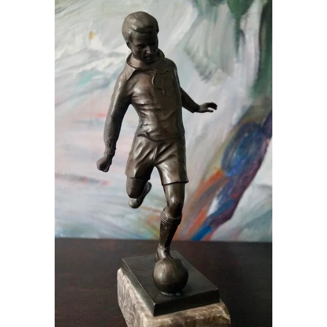 Art Deco Bronze Statues, Germany, 1930s, Set of 2 For Sale - Image 10 of 13