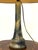 1950s Pate De Verre Fabric Shade Table Lamp, 1950s For Sale - Image 5 of 12