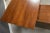 Mid 20th Century Refinished L Shaped Walnut Mid Century Desk For Sale - Image 9 of 11