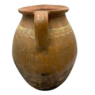 Antique Hungarian Folk Art Cooking Pottery For Sale - Image 4 of 5