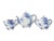 Late 19th Century Japanese Meiji Porcelain Bamboo Tea Set, 3 Pieces For Sale - Image 4 of 12
